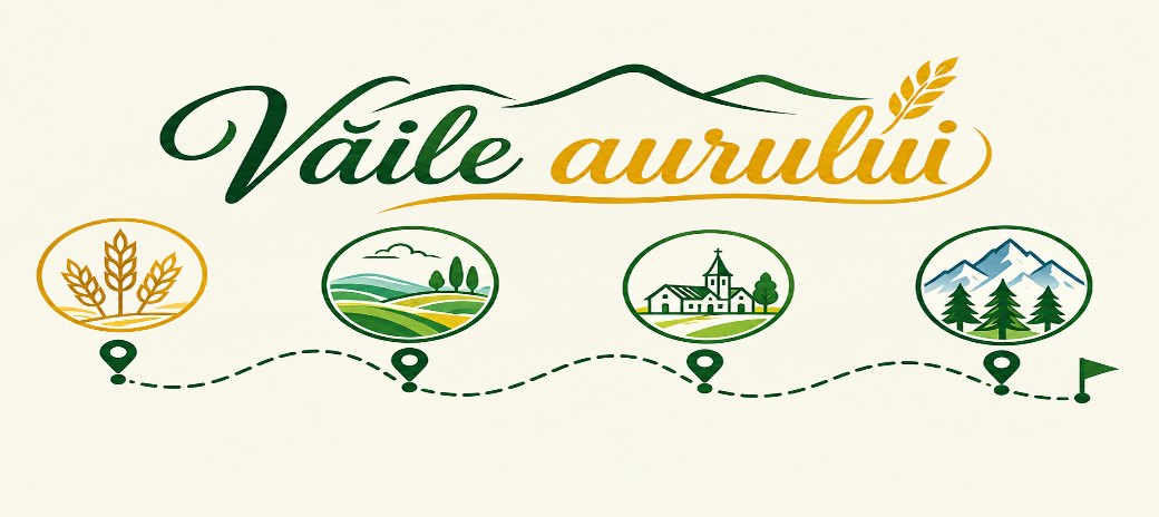 Identitatea vizuală Văile Aurului: natură, patrimoniu și comunități